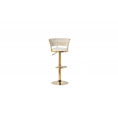 Барный стул Краун золотой